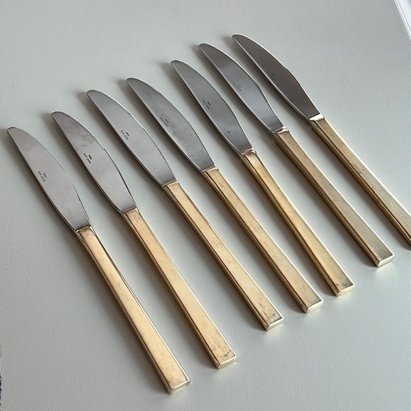 West Elm Kitchen West Elm Gold Knife Set Flatware Poshmark